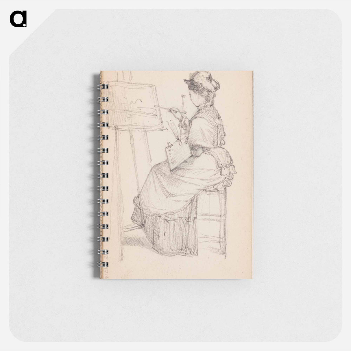 アートメモ帳-(unknown) part of a sketchbook - アルバート エーデルフェルト Memo.