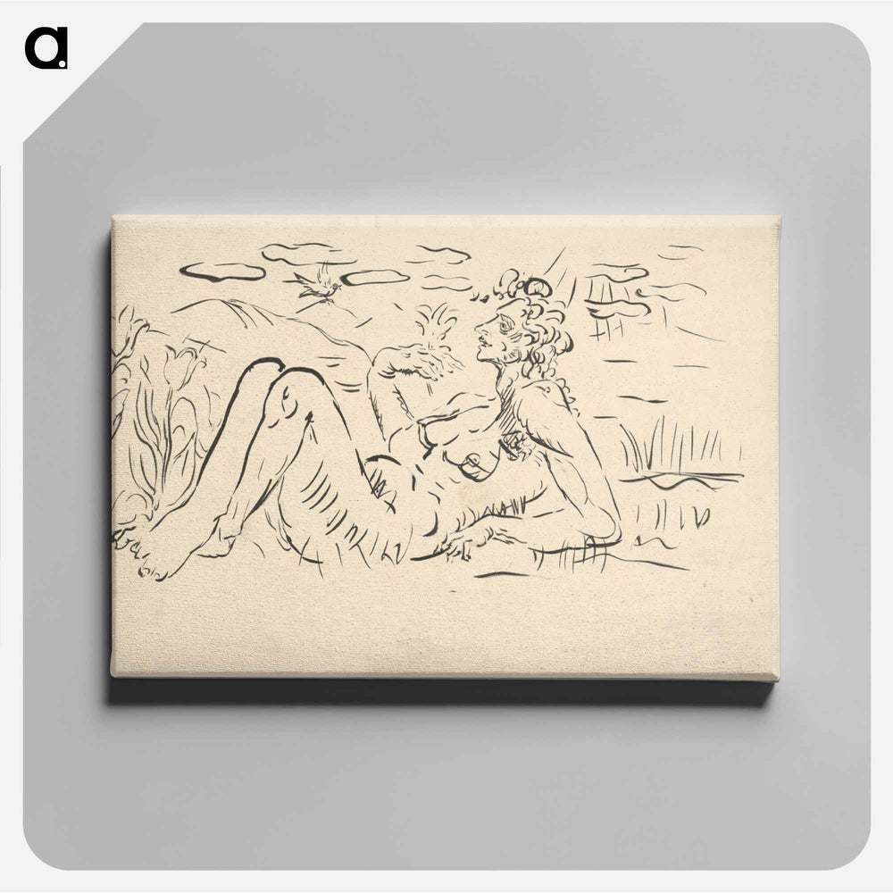 Allegory of spring - アーノルド ピーター ワイズ クビンチャン Canvas.