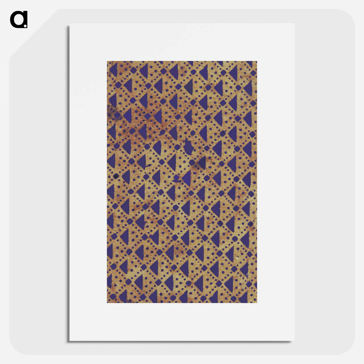 アートポスター-Decorative Paper from Rym Journaal der ontmoetingen van alle het scheepsvolk
- 大英図書館 Poster.