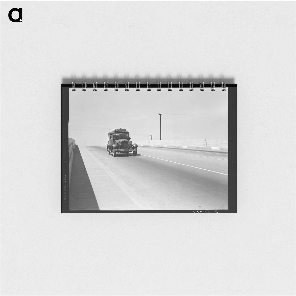 アートメモ帳-Between Tulare and Fresno - ドロテア ラング Memo.