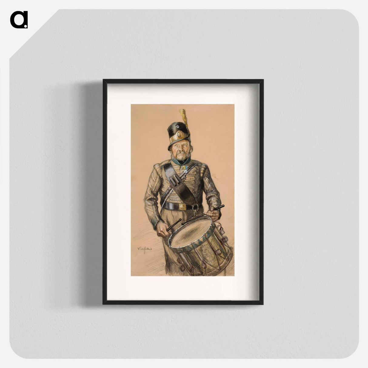 Rumpali nord, vänrikki stoolin tarinain kuvitusta - アルバート エーデルフェルト Poster.