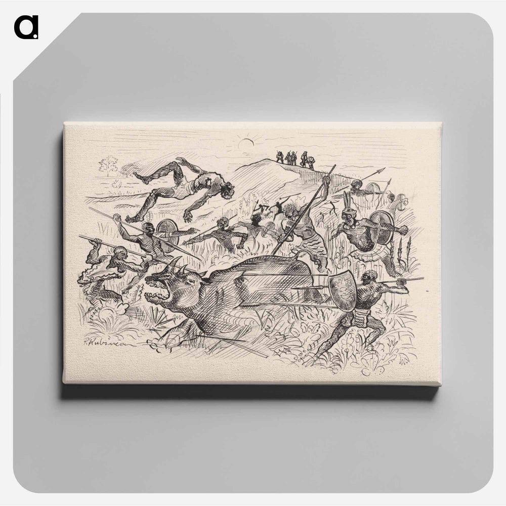 Stories in wilderness - 5 - アーノルド ピーター ワイズ クビンチャン Canvas.