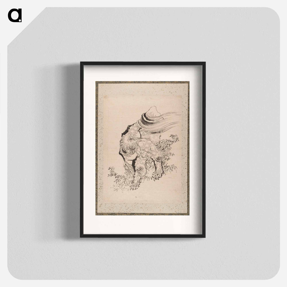 Original public domain image from the MET museum. - 葛飾 北斎 Poster.