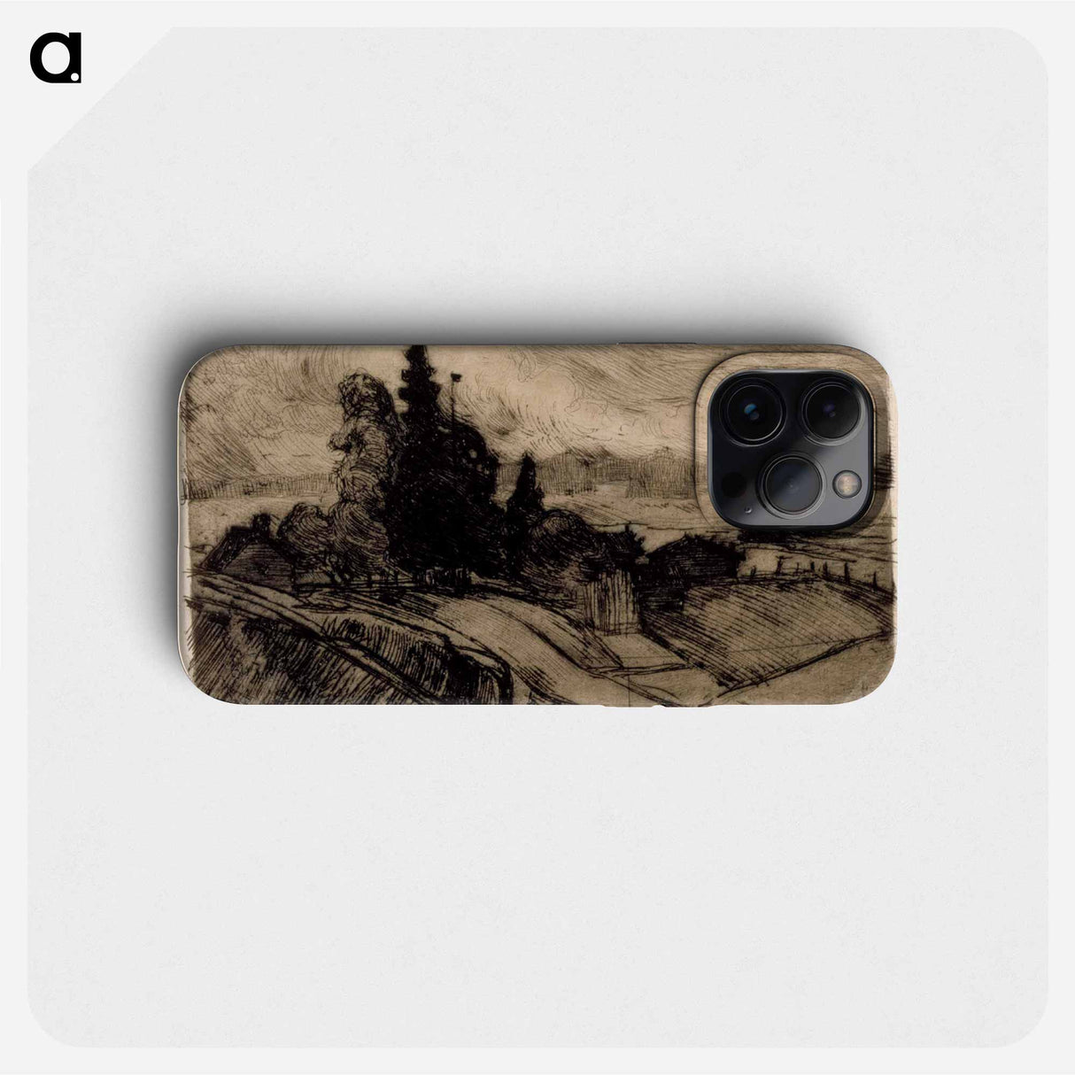Summer landscape from uusimaa province - アルバート エーデルフェルト Phone Case.