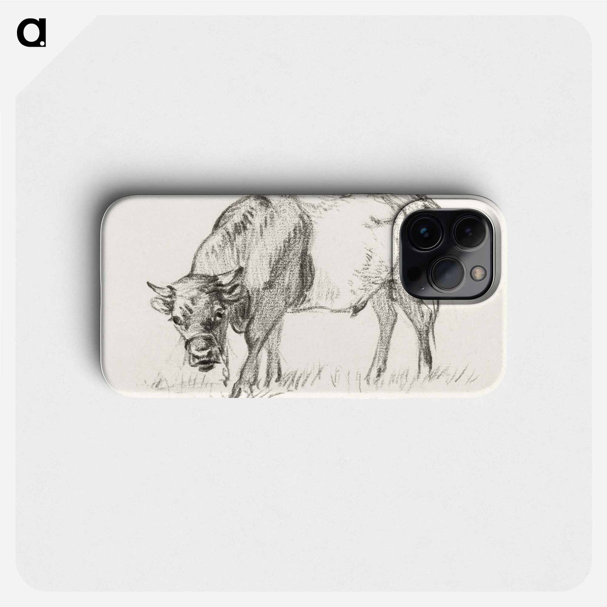Grazing bull - ジャン ベルナール Phone Case.