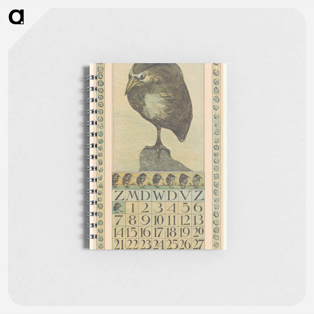 Kalenderblad juni met kwak - テオ ヴァン ホイテマ Memo.