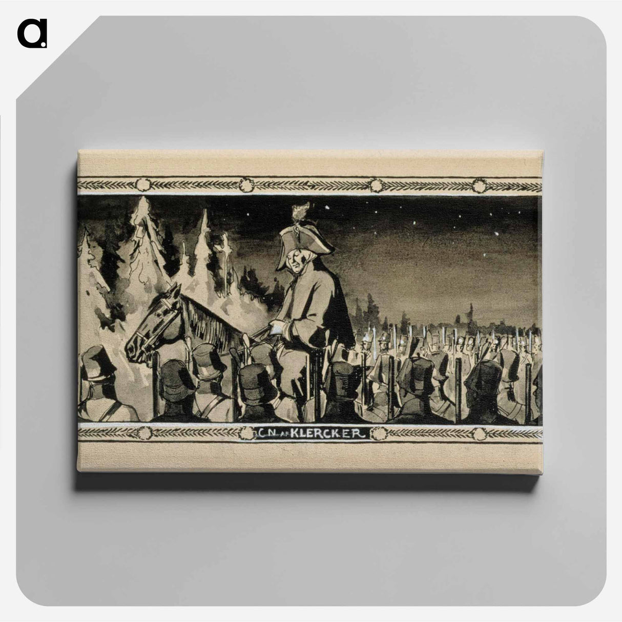 kunniata ukko klercker ijät päivät saakohon - アルバート エーデルフェルト Canvas.