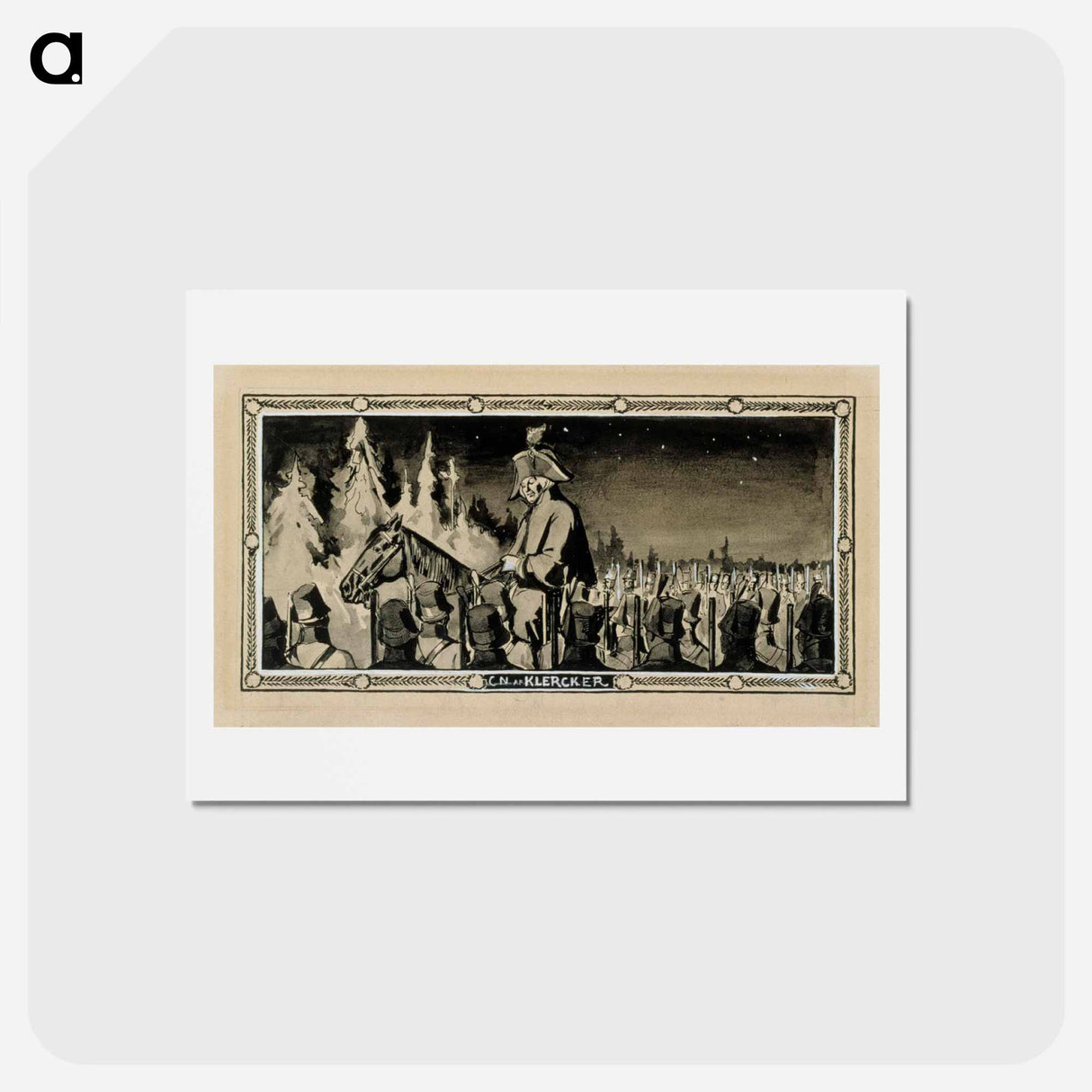 kunniata ukko klercker ijät päivät saakohon - アルバート エーデルフェルト Postcard.