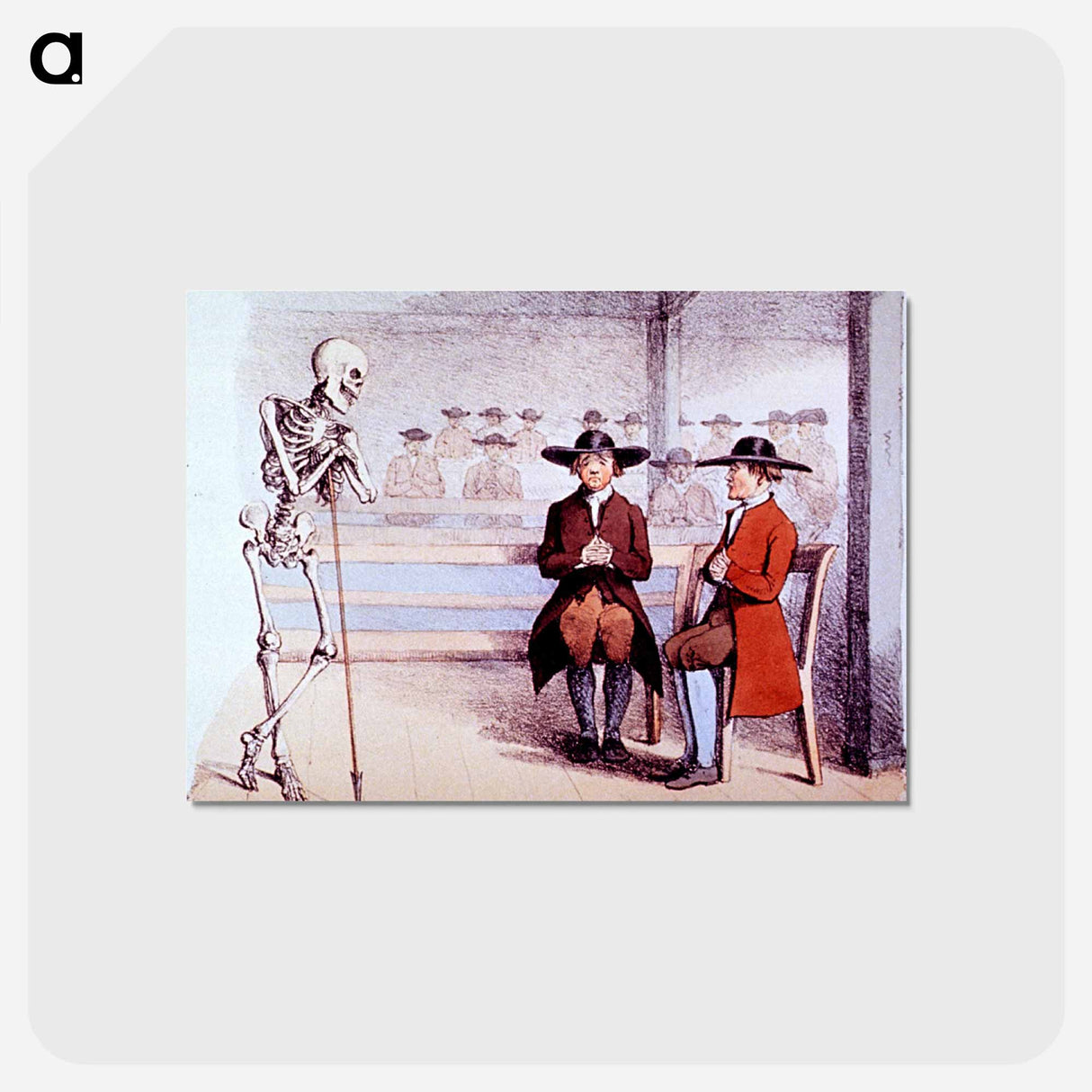 アートポストカード-Death Appearing to Quakers in Church
- 国立医学図書館 Postcard.