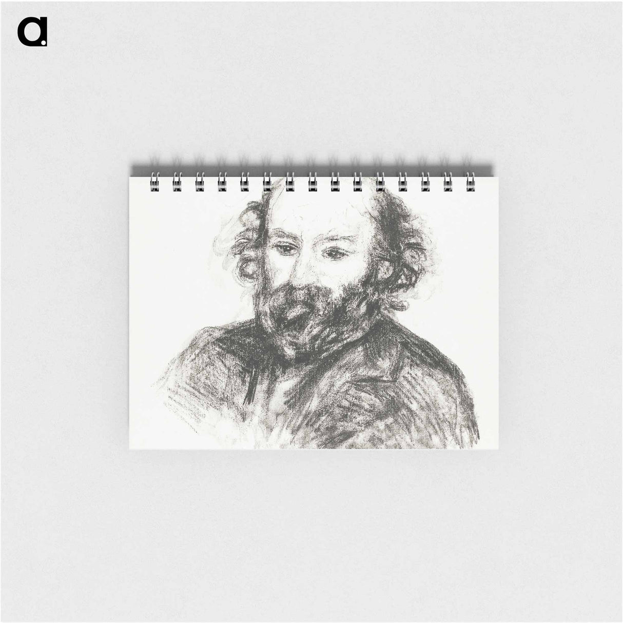 Portrait of Cezanne - ピエール オーギュスト ルノワール Memo.