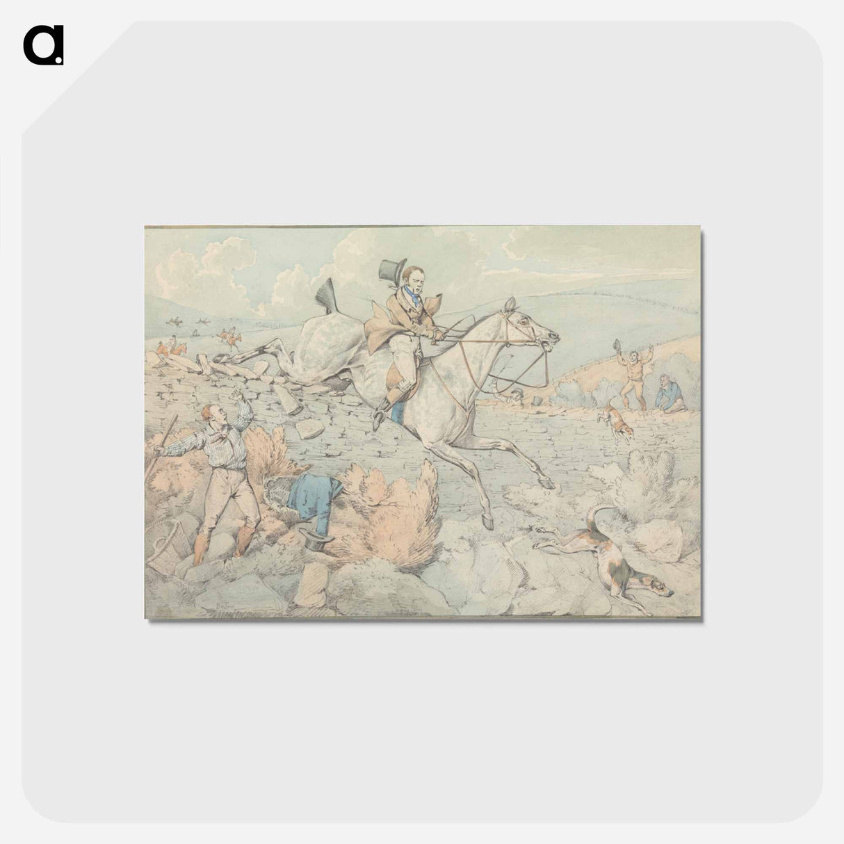 アートポストカード-Some Do and Some Don't: It is All a Notion: Getting Over a Difficulty
- イェール大学アートギャラリー Postcard.