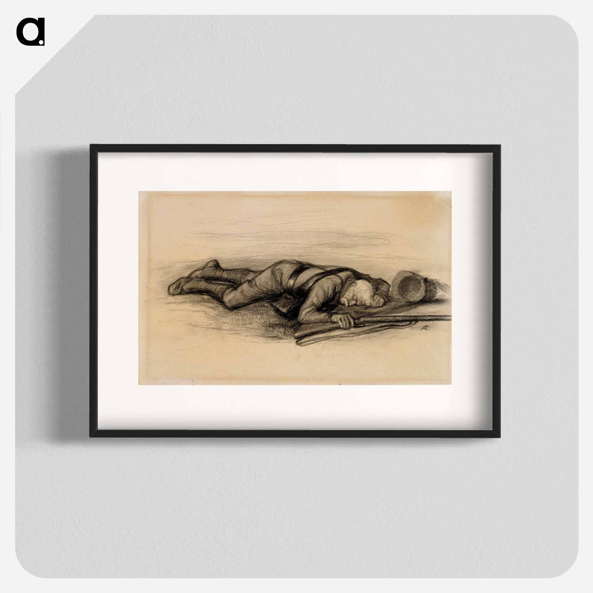 Hurtti ukko-runon loppuvinjetti - アルバート エーデルフェルト Poster.