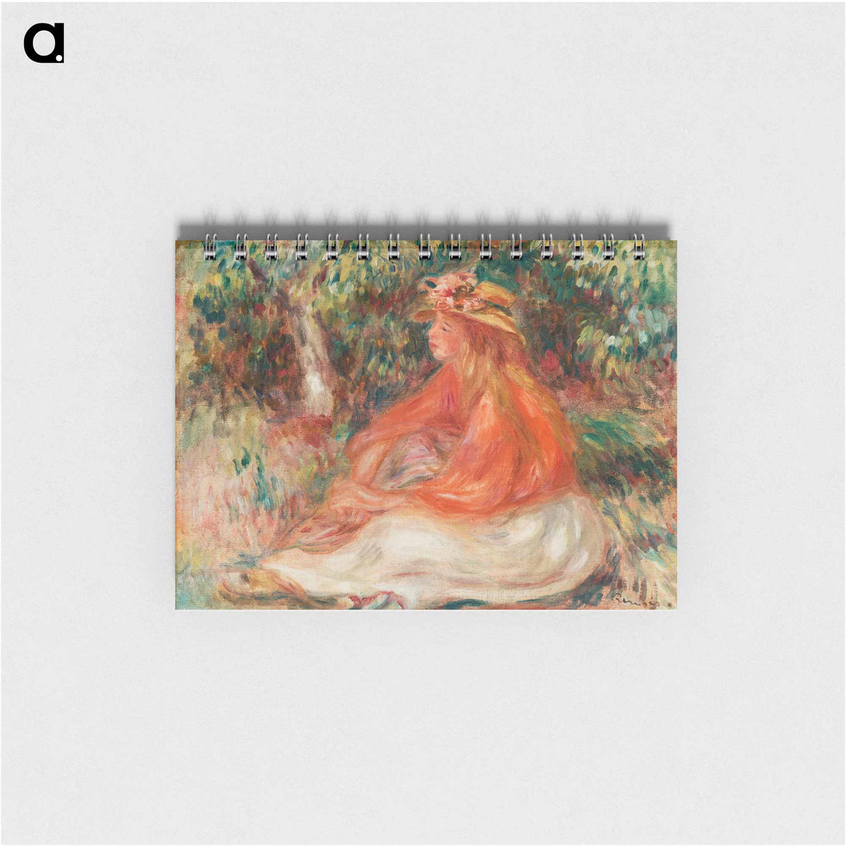 Seated Woman - ピエール オーギュスト ルノワール Memo.