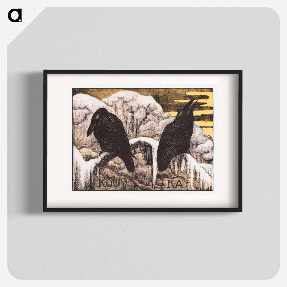 Omslag zakkalender voor Van Houten Cacao - Theo Van Hoytema Poster.