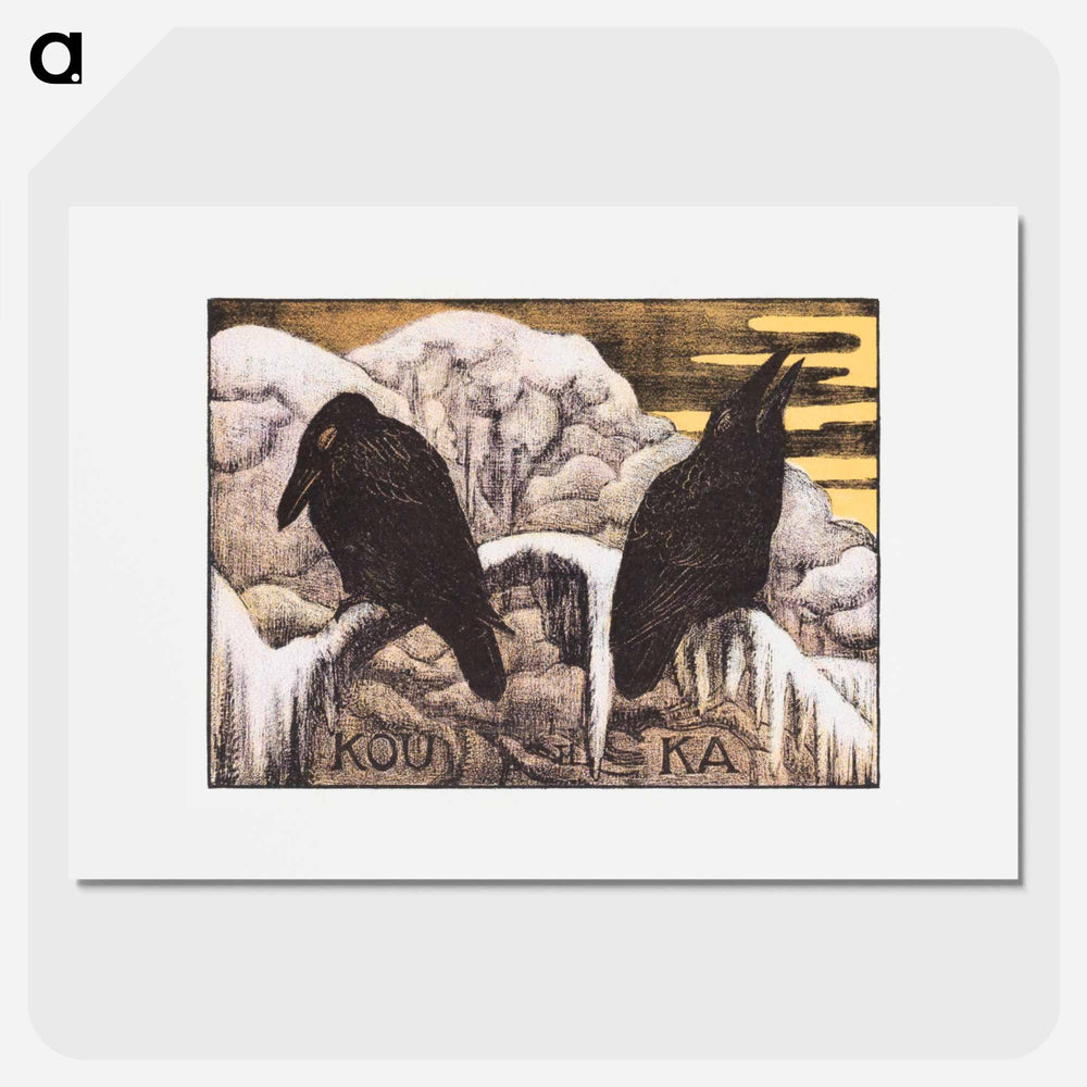 Omslag zakkalender voor Van Houten Cacao - Theo Van Hoytema Poster.