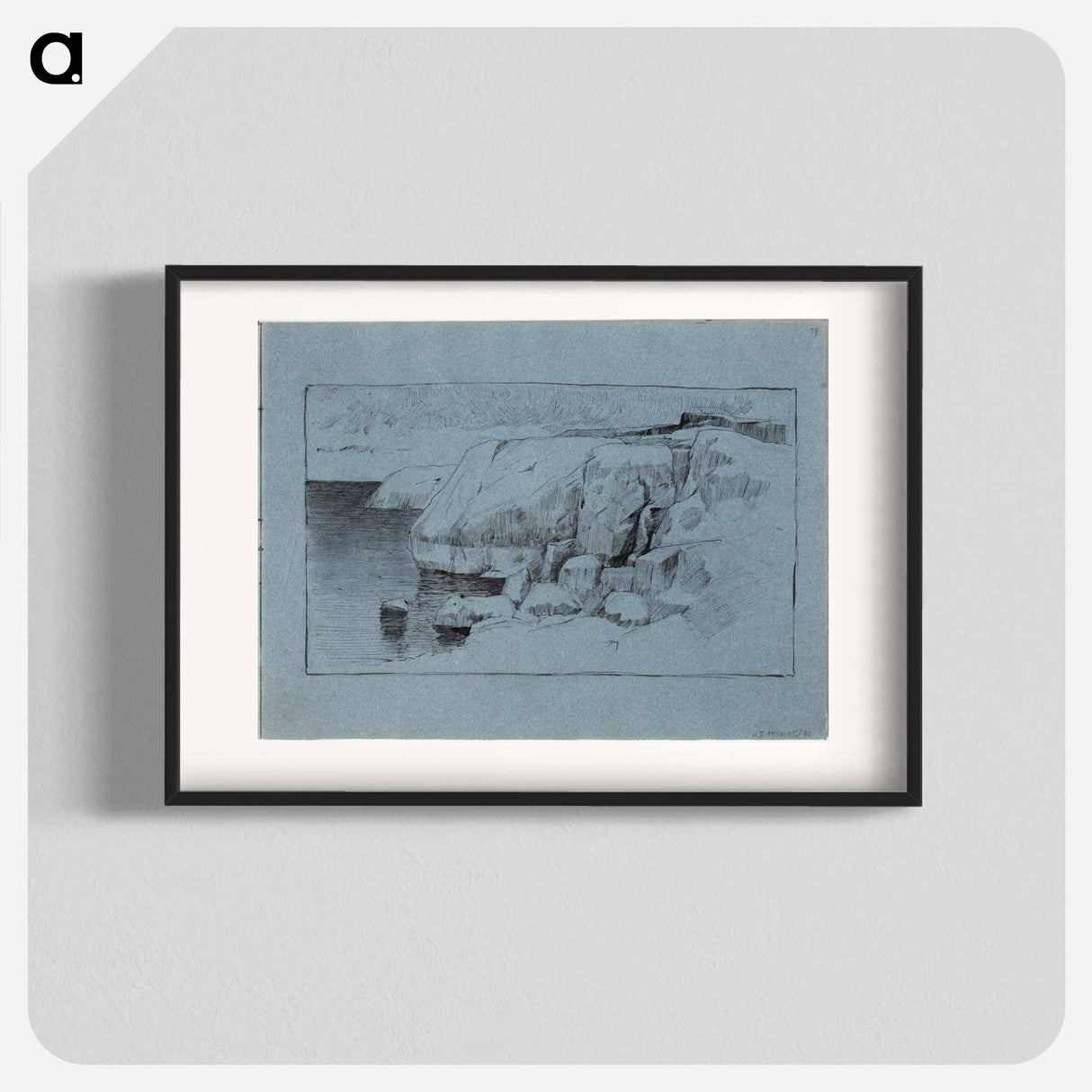 (unknown)part of a sketchbook - アルバート エーデルフェルト Poster.