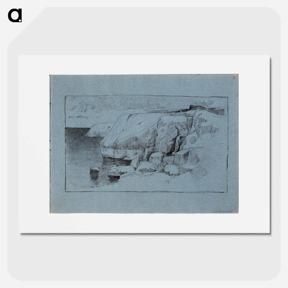 (unknown)part of a sketchbook - アルバート エーデルフェルト Poster.