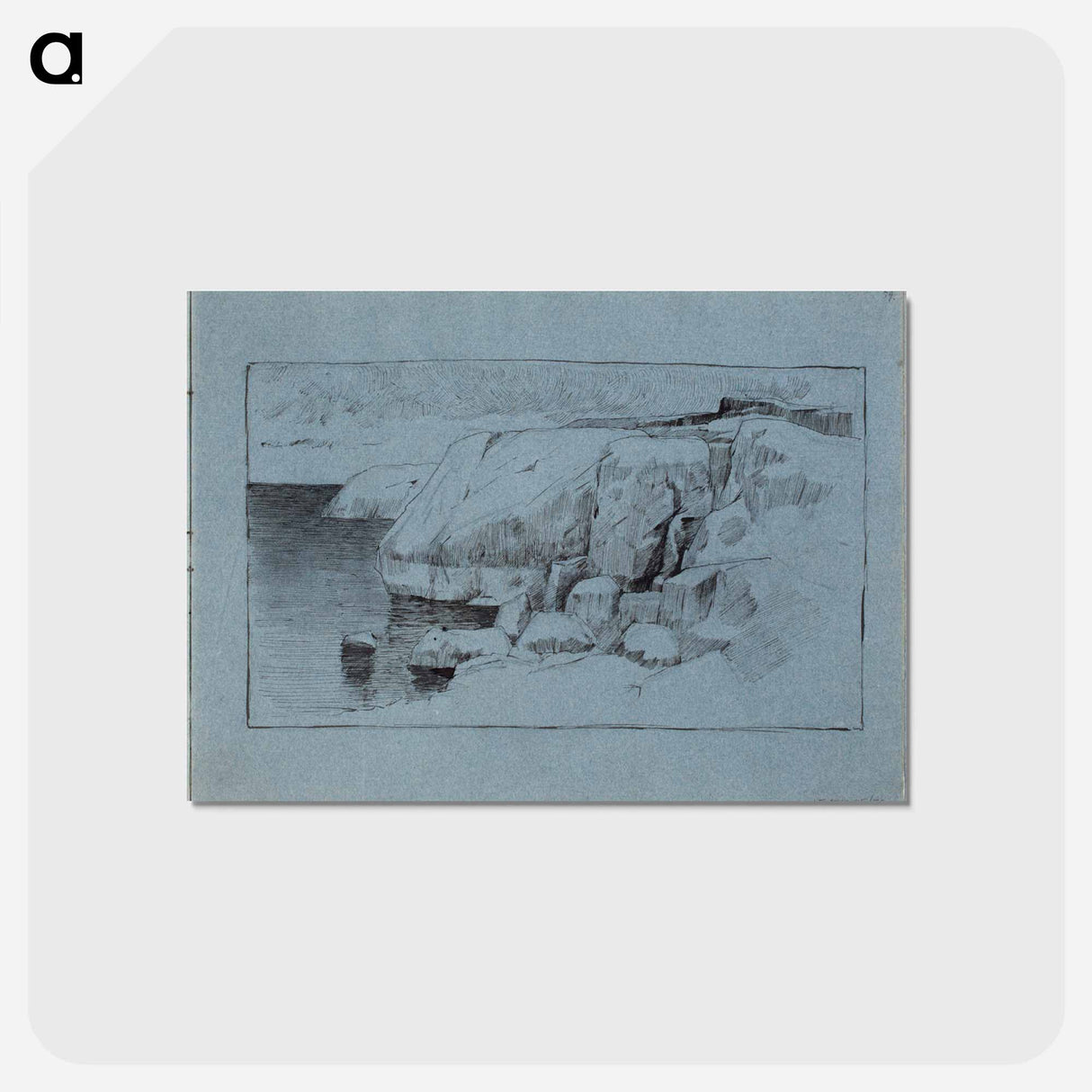 (unknown)part of a sketchbook - アルバート エーデルフェルト Postcard.