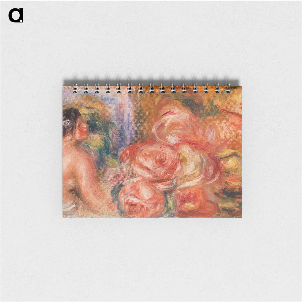 Roses and Small Nude - ピエール オーギュスト ルノワール Memo.