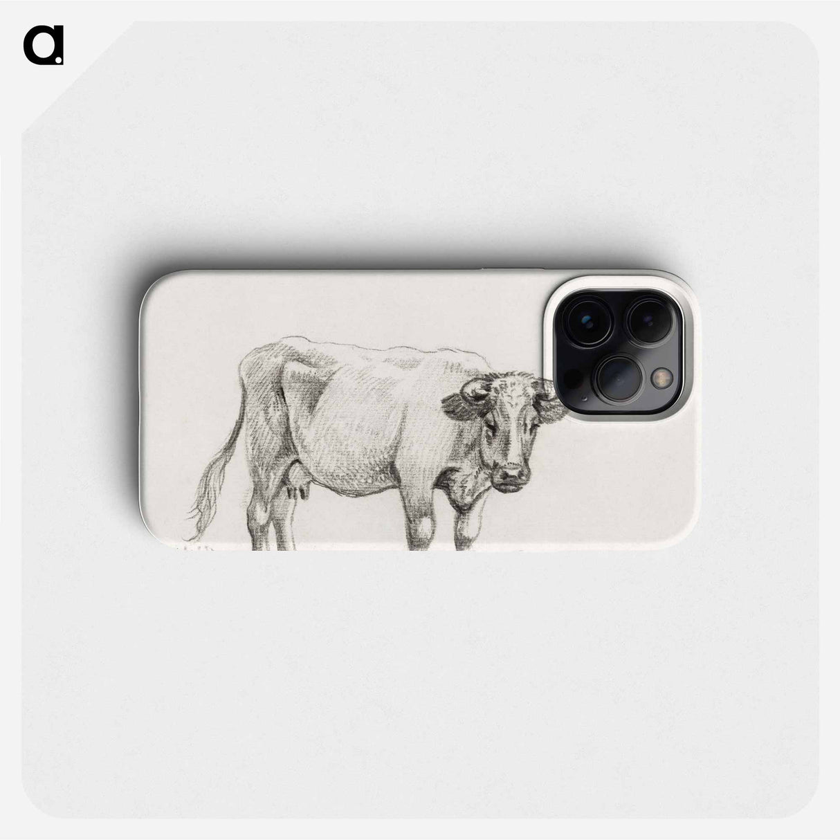 Standing cow - ジャン ベルナール Phone Case.