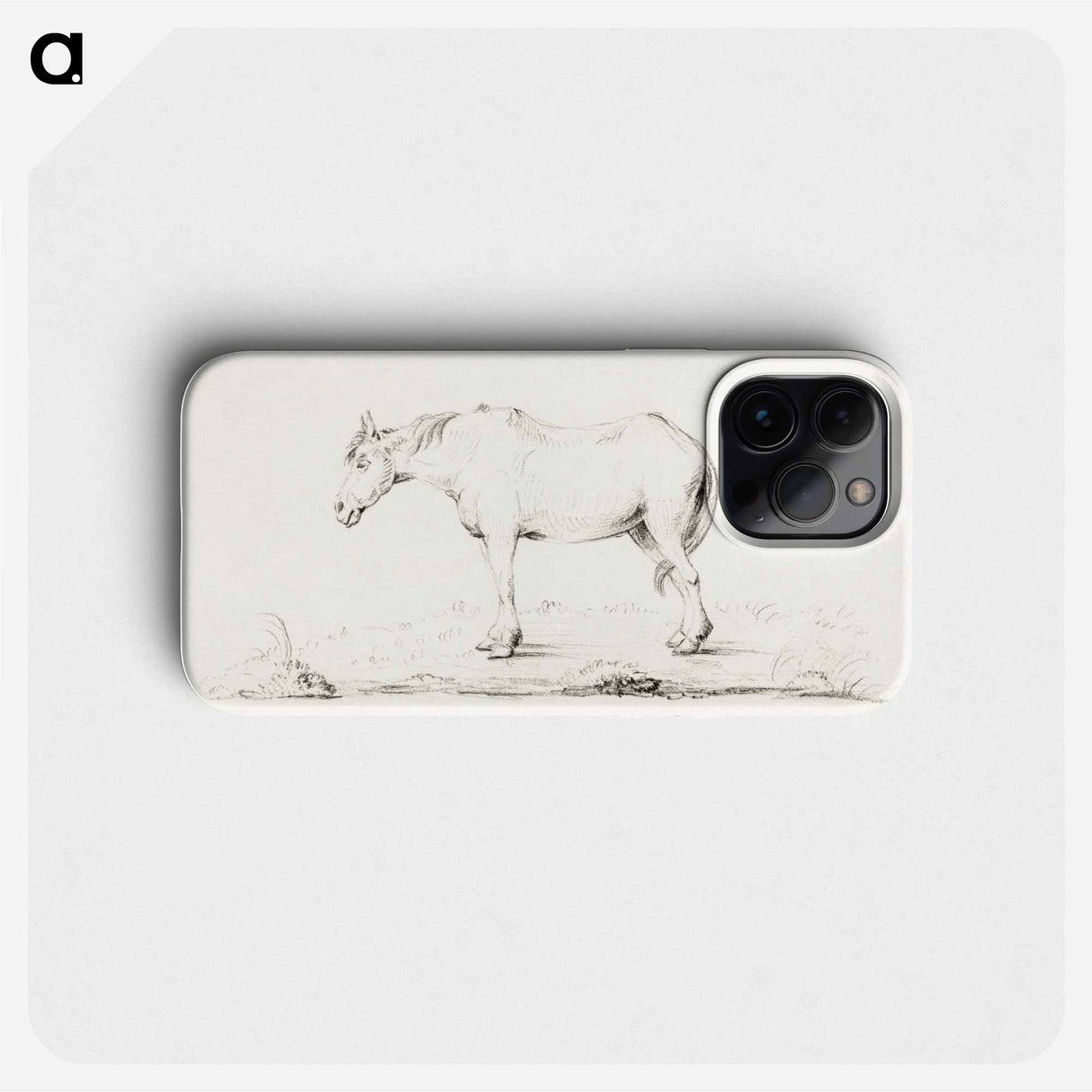 Standing horse - ジャン ベルナール Phone Case.
