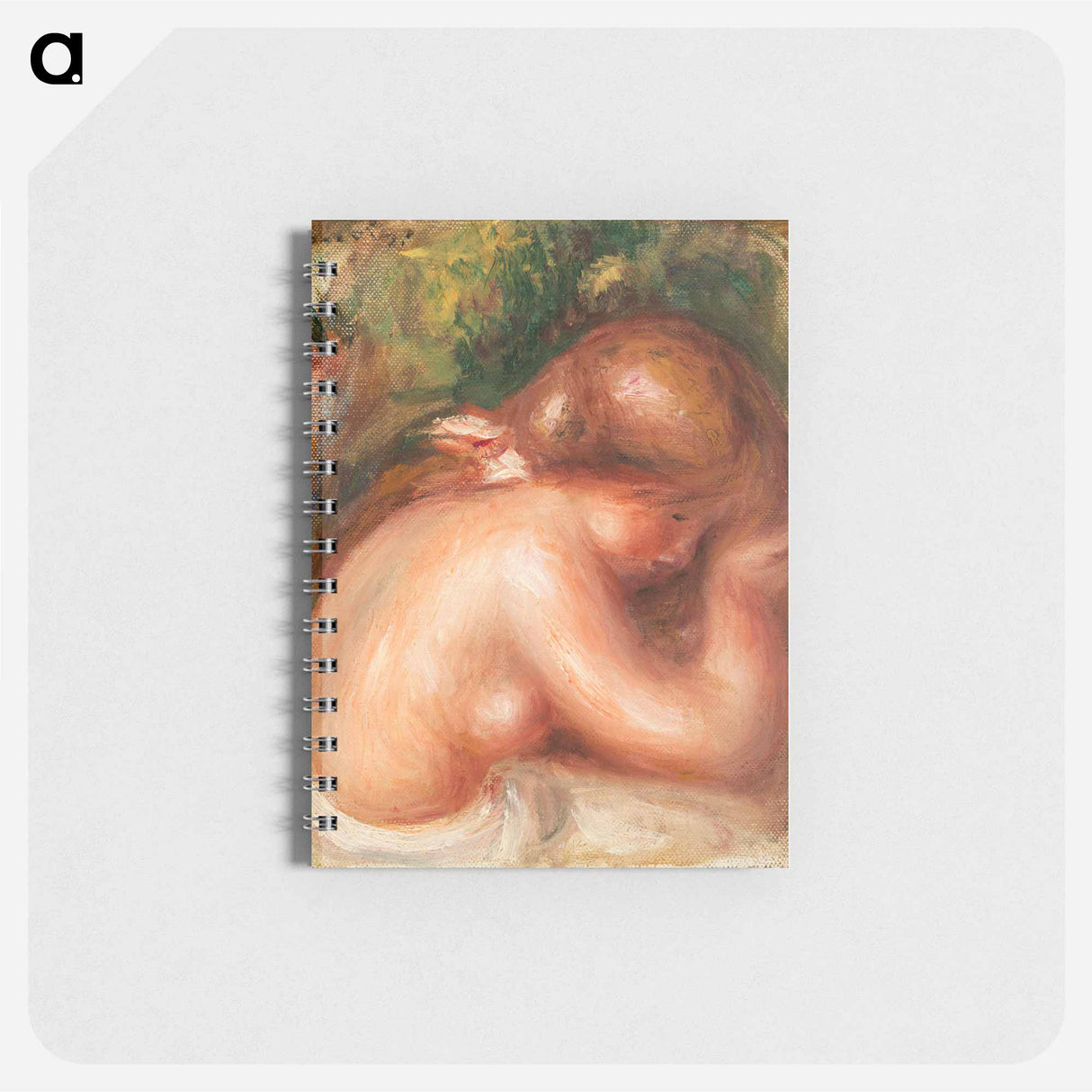 Nude Torso of Young Girl - ピエール オーギュスト ルノワール Memo.