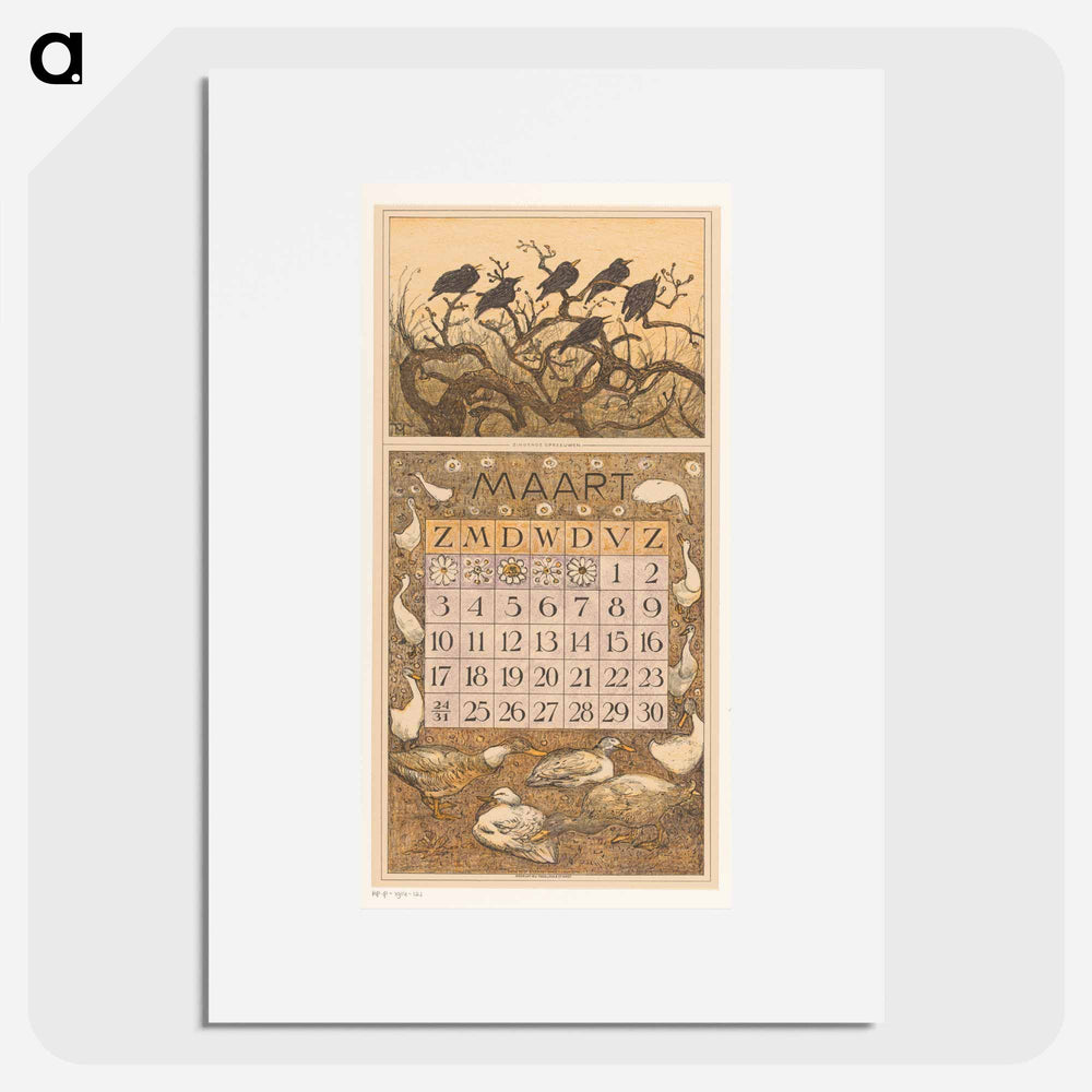 The calendar is full of surprises - Theo van Hoytema Poster.