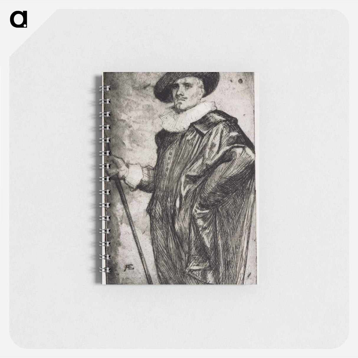 Mies 1600-luvun puvussa - アルバート エーデルフェルト Memo.