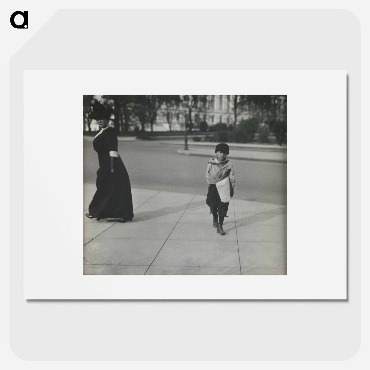 アートポスター-Boy with Newspaper, Washington D.C.
- セントルイス美術館 Poster.