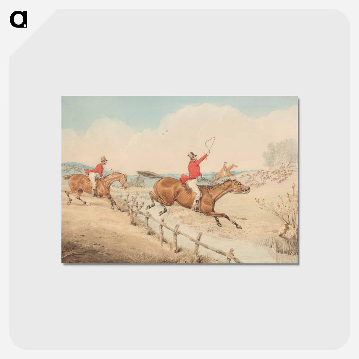 アートポストカード-Jumping a Low Rail and a Brook
- イェール大学アートギャラリー Postcard.