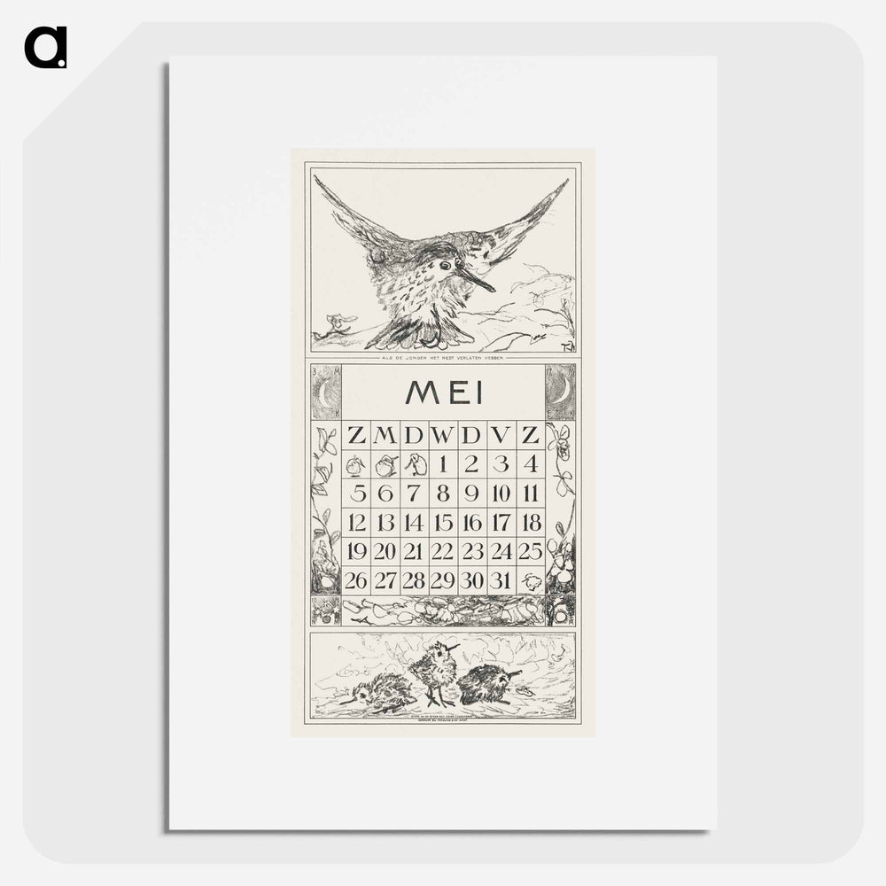 Calendar with my beloved ones - Theo van Hoytema Poster.
