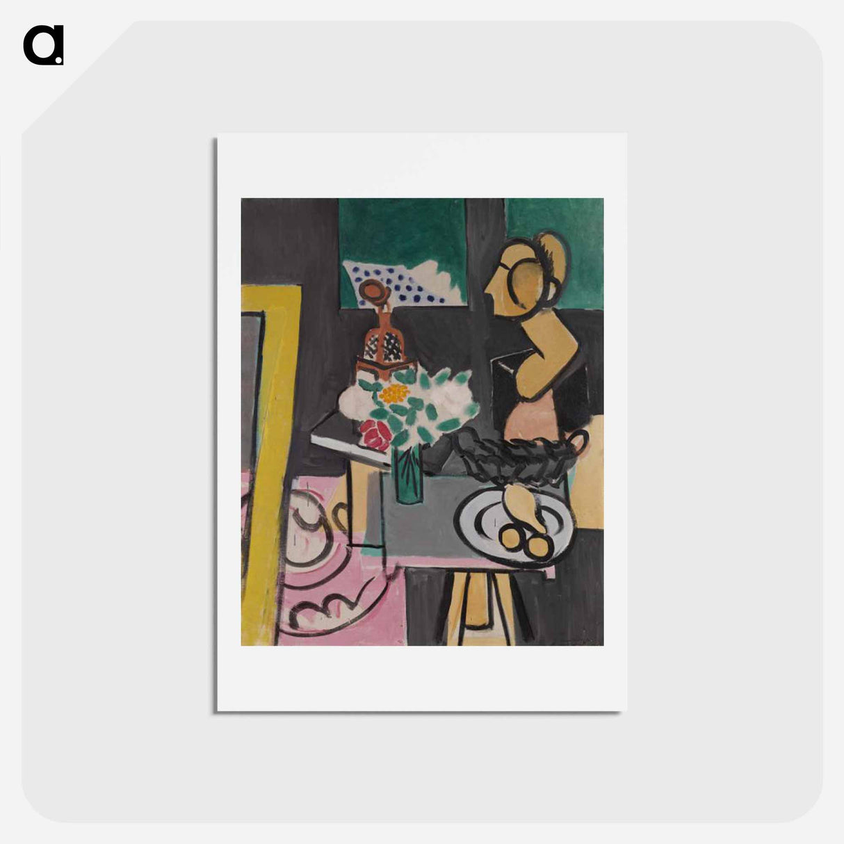 アートポストカード-Still Life with Gourds - アンリ マティス Postcard.