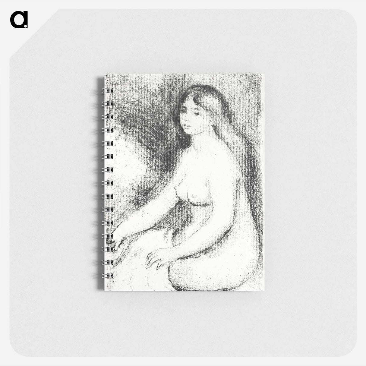 Seated Bather - ピエール オーギュスト ルノワール Memo.