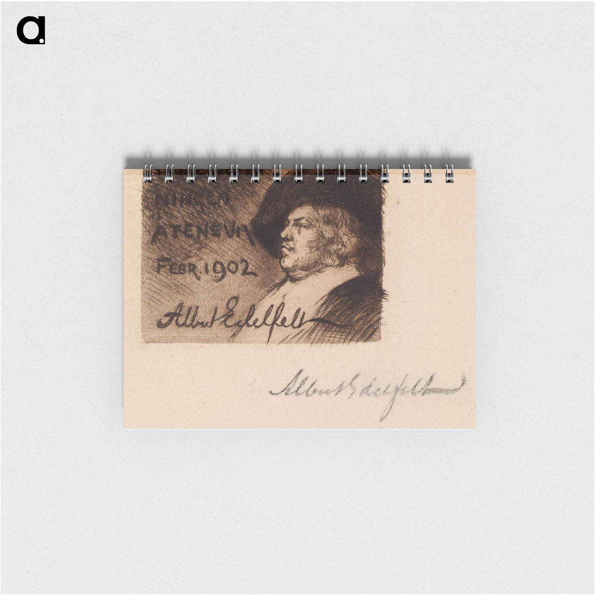 Invitation to Albert Edelfelt's exhibition - アルバート エーデルフェルト Memo.