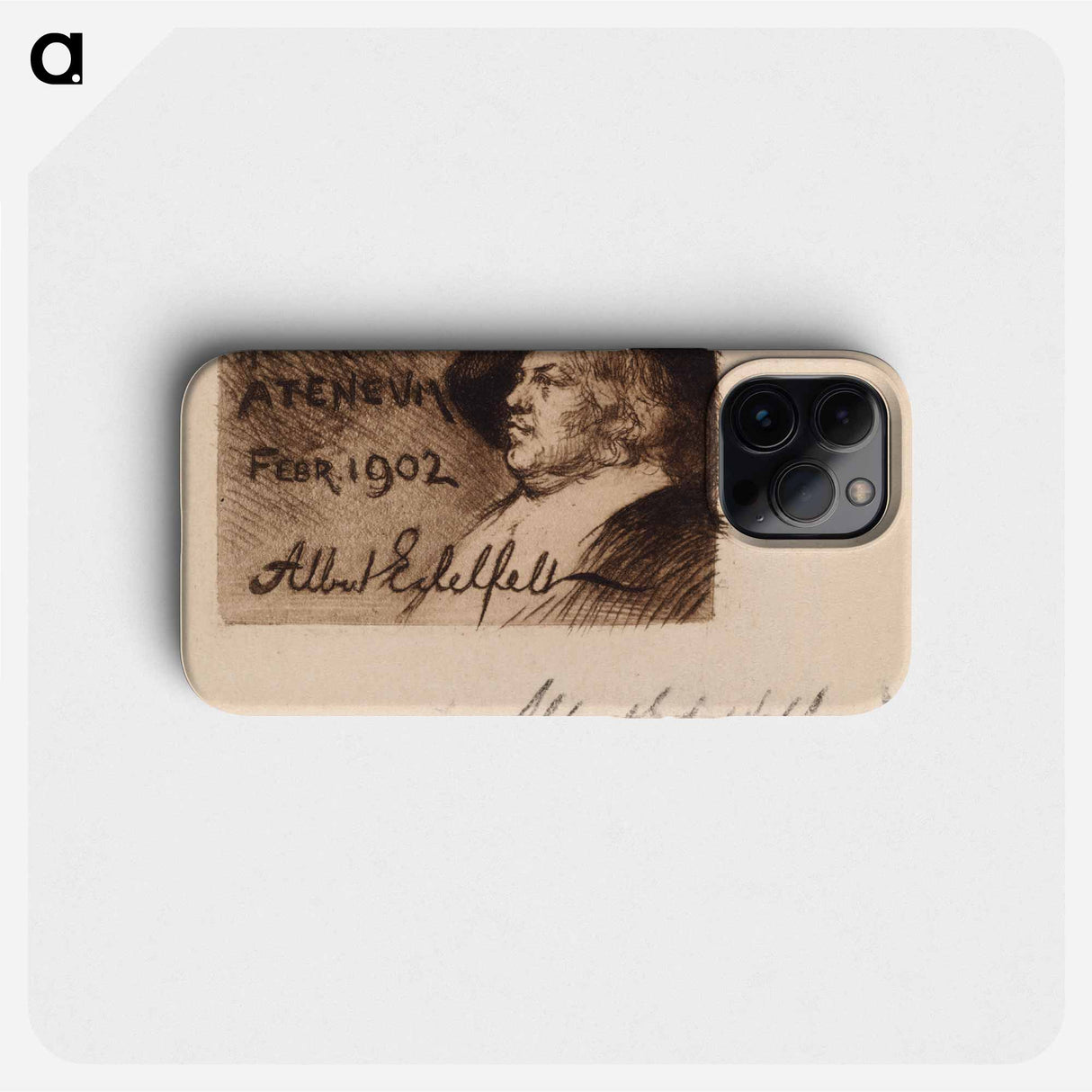 Invitation to Albert Edelfelt's exhibition - アルバート エーデルフェルト Phone Case.