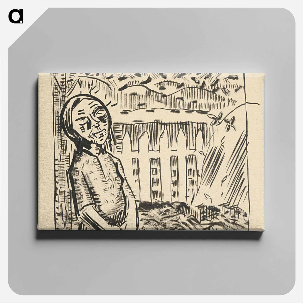 Old woman - アーノルド ピーター ワイズ クビンチャン Canvas.