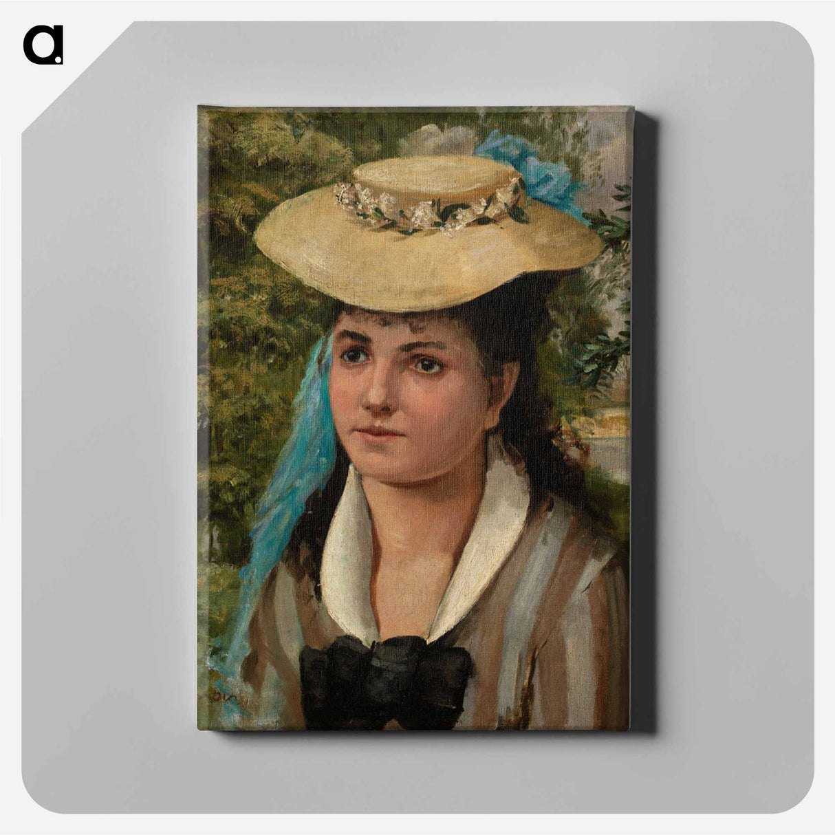 アートパネル-Lise in a Straw Hat
- バーンズ・コレクション Canvas.