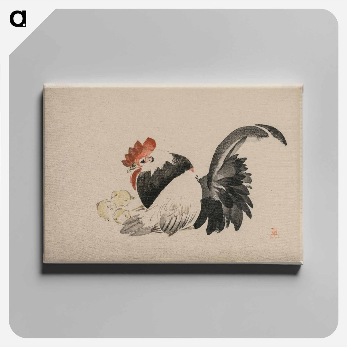 アートパネル-Rooster, Hen, and Chicks
- クリーブランド美術館 Canvas.