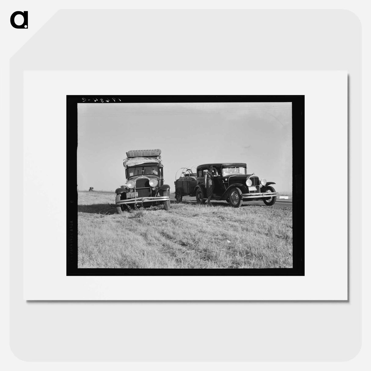 アートポスター-Between Tulare and Fresno - ドロテア ラング Poster.