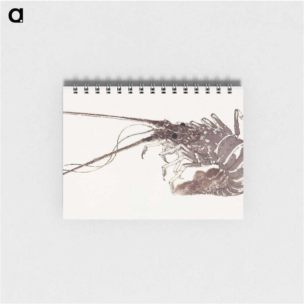 Hokusai's Large Lobster - 葛飾 北斎 Memo.