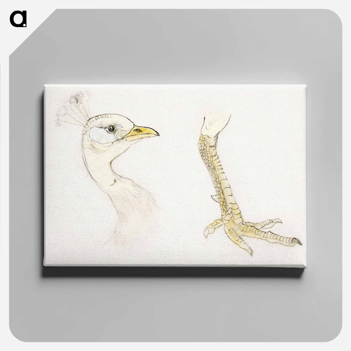 A pile of flowers - Theo van Hoytema Canvas.