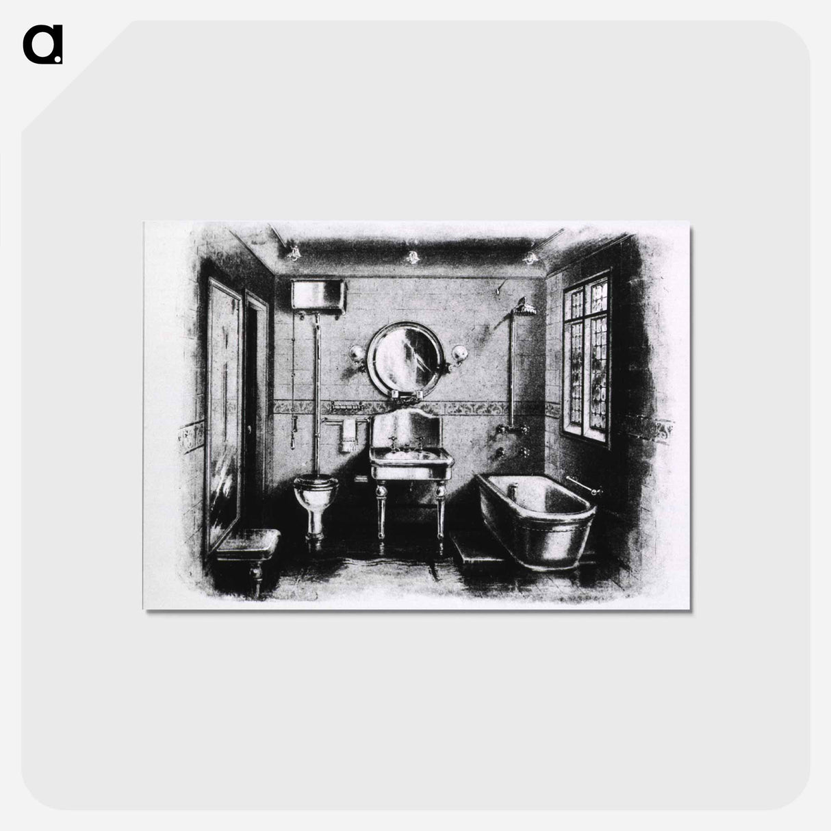 アートポストカード-Domestic Bathroom
- 国立医学図書館 Postcard.