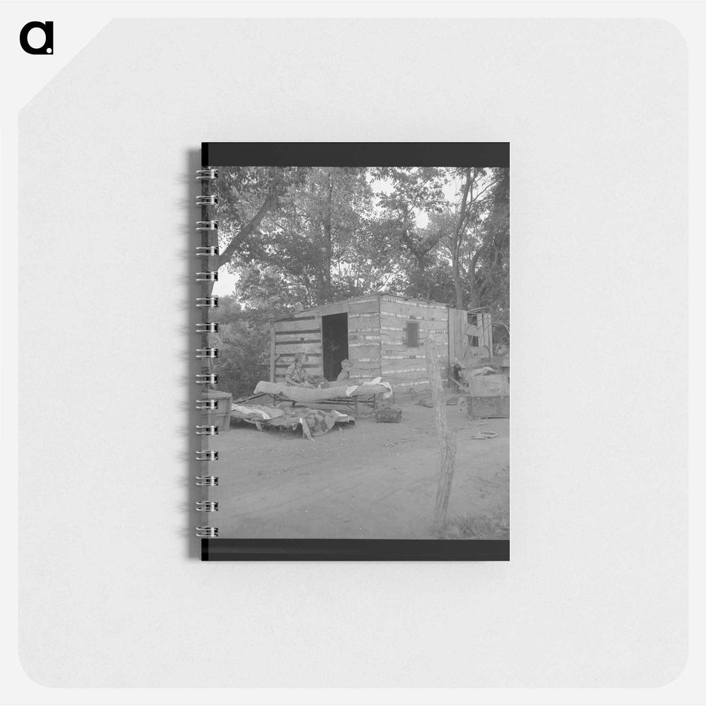 People living in miserable poverty. Elm Grove, Oklahoma County, Oklahoma. - ドロテア ラング Memo.