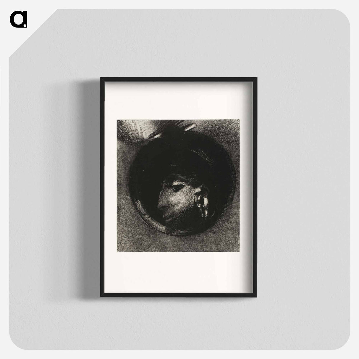 アートポスター-Auricular Cell - オディロン ルドン Poster.