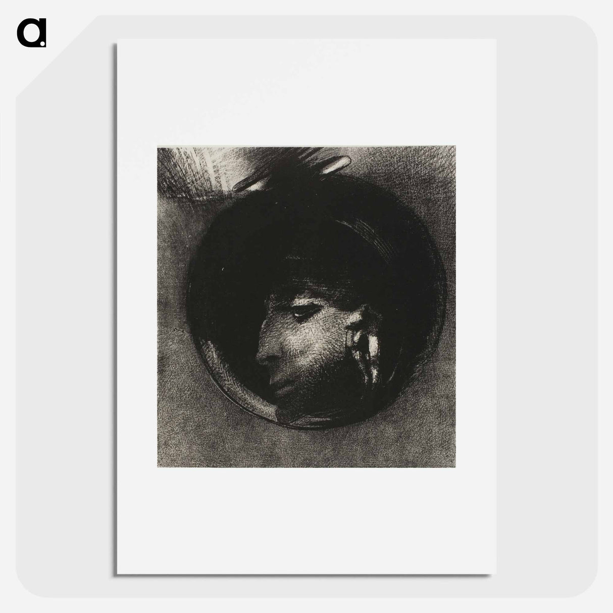 アートポスター-Auricular Cell - オディロン ルドン Poster.