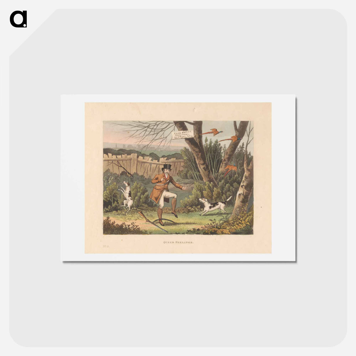 アートポストカード-Sporting Miseries, or Six Red Letter Days in the country
- イェール大学アートギャラリー Postcard.