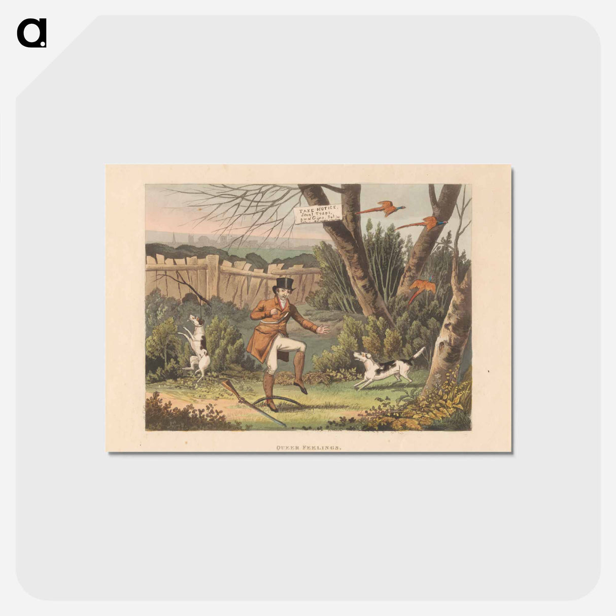 アートポストカード-Sporting Miseries, or Six Red Letter Days in the country
- イェール大学アートギャラリー Postcard.