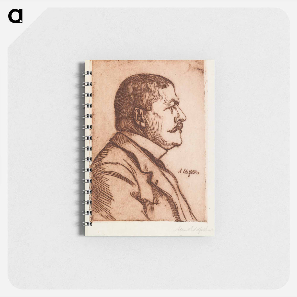 Portrait of minister jean baptiste pasteur - アルバート エーデルフェルト Memo.