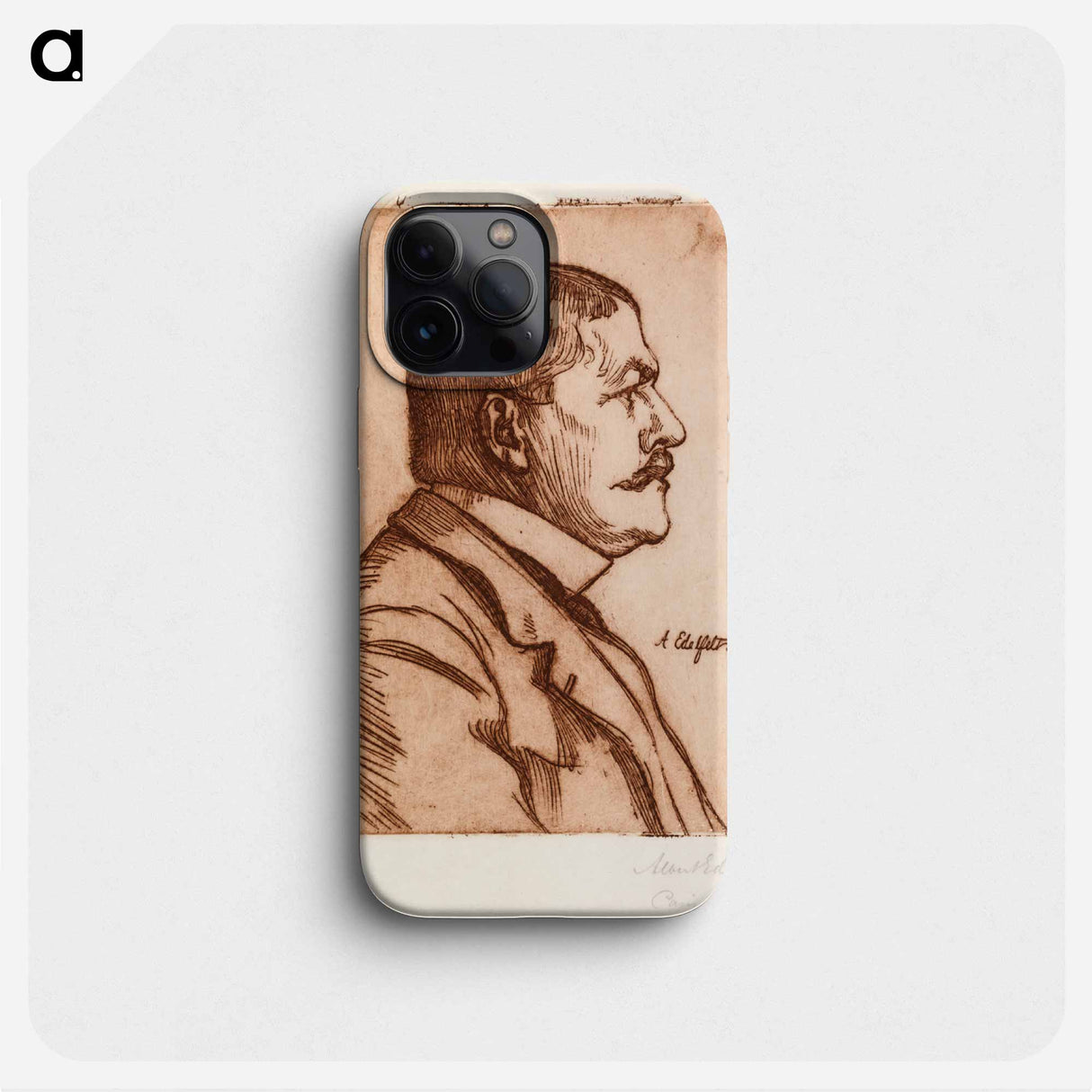 Portrait of minister jean baptiste pasteur - アルバート エーデルフェルト Phone Case.