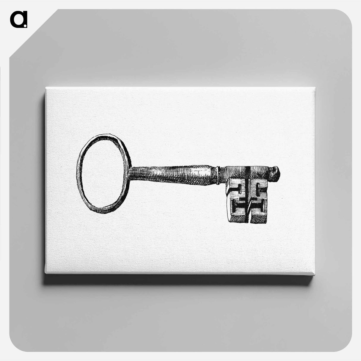 アートパネル-Key Engraving from Six Semaines de Vacances
- 大英図書館 Canvas.